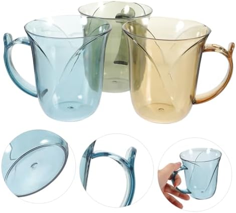 HOOTNEE Mouthwash Cup with Handle for Toothbrush Holder