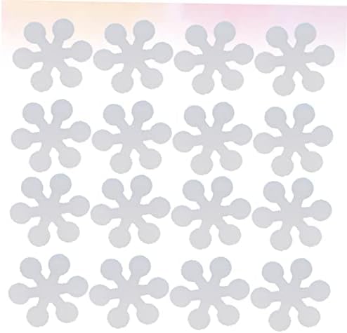 Homoyoyo Non-Slip Tub Stickers 20 Pcs Snowflake Bath Decals