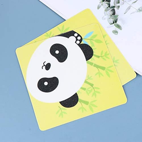 Cabilock 6pcs Panda Pattern Bathtub Decals