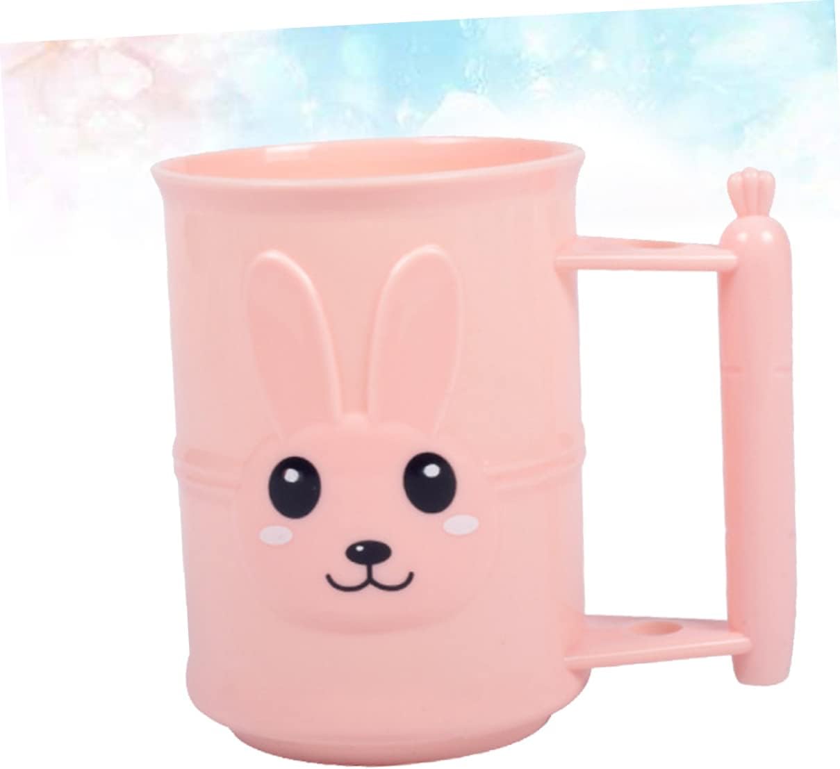 Veemoon Rabbit Toothbrush Cup Holder Tumbler for Kids