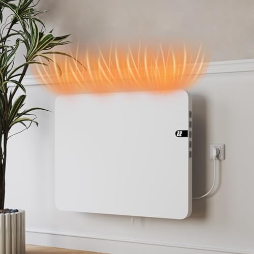 AHDFY Quiet Electric Wall Heater with Convection Technology