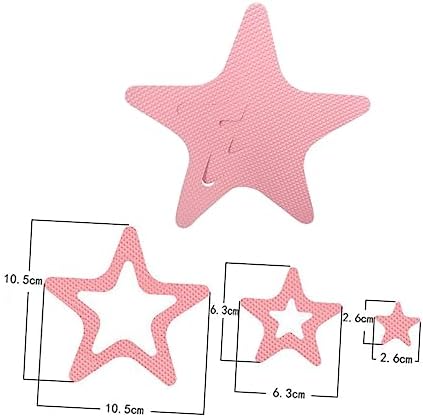 Cabilock 12Pcs Star Shape Anti-Slip Bath Decals