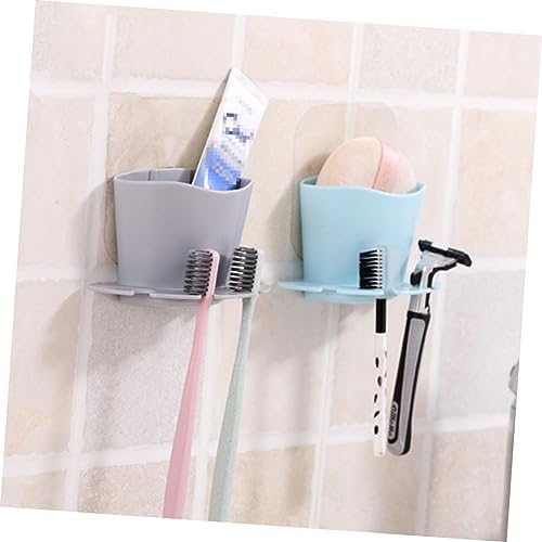 TOPPERFUN Suction Toothbrush Holder Set