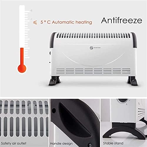 EXCEI Electric Heater Home Waterproof Wall Mounted Silent Muted Mute