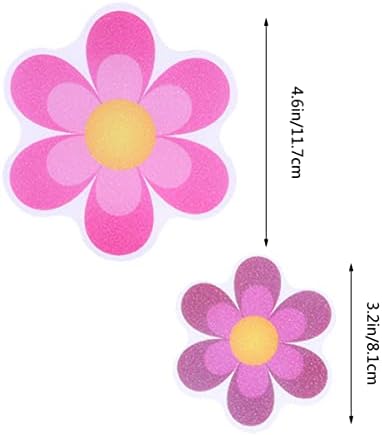 Ipetboom 10pcs Flower Design Anti-Slip Tub Treads