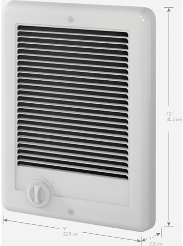 Cadet Com-Pak Wall Heater with Thermostat 3412 BTU 120V White