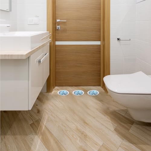 Ciieeo Non-Slip Bathtub Stickers with Green Leaf Design