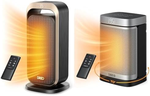 Dreo Space Heater with 70 Oscillation and Remote Control
