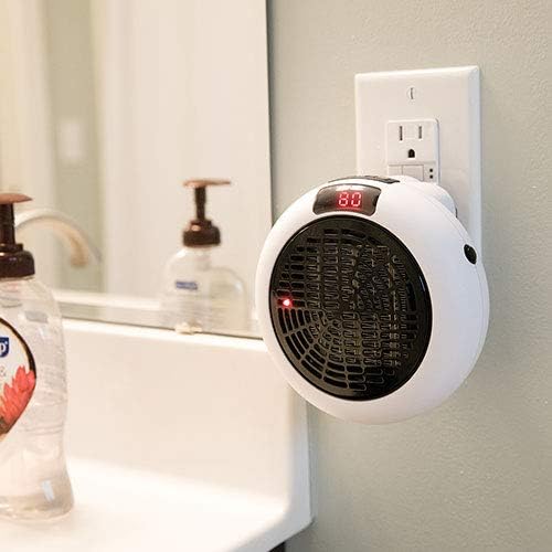 Insta Heater IH-01 Wall Mount Space Heater 600W Portable White Black