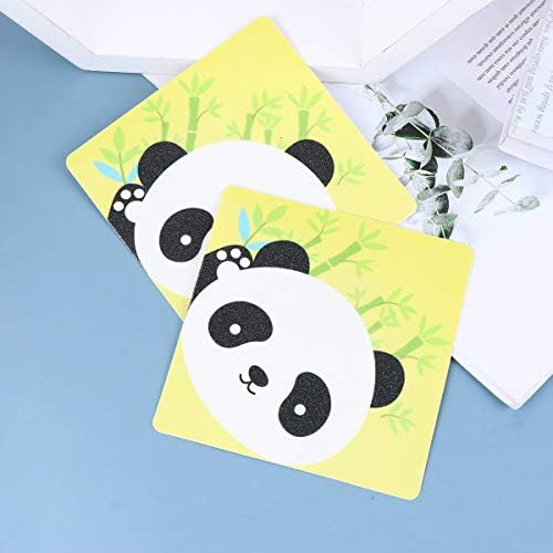 Cabilock 6pcs Panda Pattern Bathtub Decals