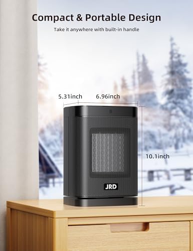 JRD 1500W PTC Space Heater with Remote and Oscillation