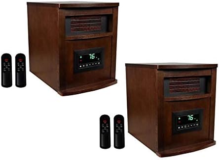 LifeSmart LifePro 6 Element 1500W Dual Space Heater Set