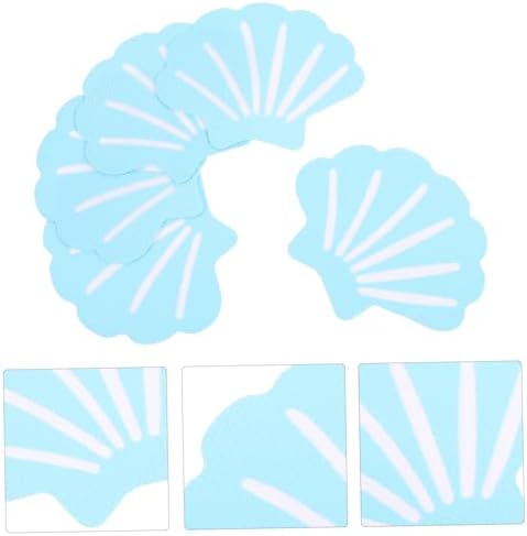 Ciieeo 12pcs Shell Design Non-Slip Bath Stickers