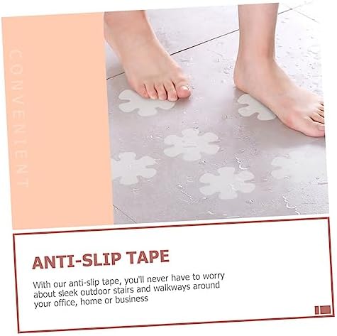 Cabilock 6pcs Flower Shape Non-Slip Tub Stickers 1