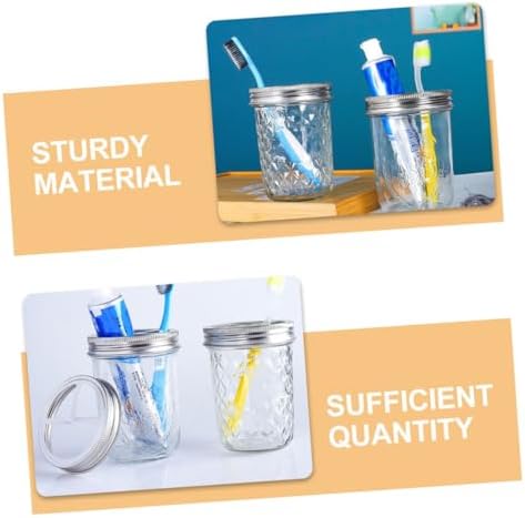 ABOOFAN 5 Pcs Stainless Steel Jar Lid Holder Set