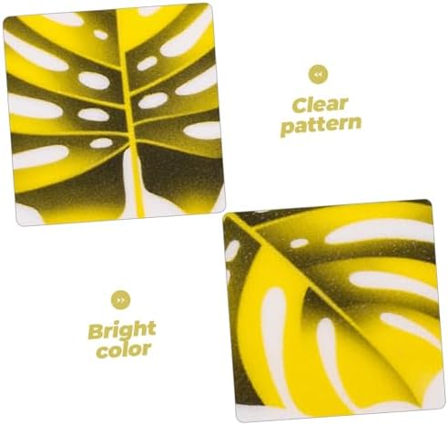 HOLIDYOYO Bathtub Stickers Leaf Anti-Slip Decor