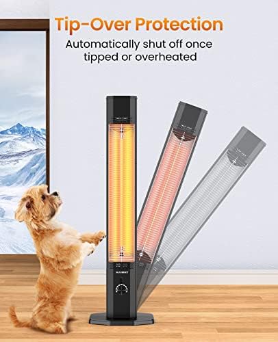 Haimmy 42in Infrared Heater with Remote and 9 Heat Levels