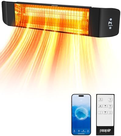 Pasapair Smart Electric Patio Heater with APP Control 1