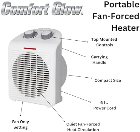 Comfort Glow EFH1518 Electric Fan Heater