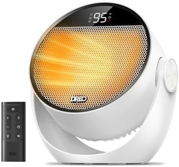 Dreo 1500W Electric Space Heater with Thermostat and Remote Control