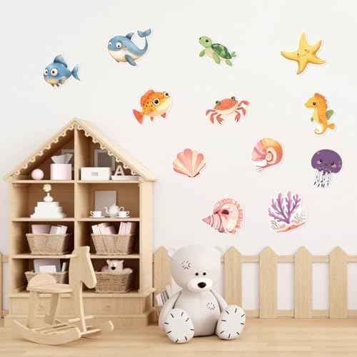 ERAZUI 12 Pcs Funny Bathtub Non Slip Decals 1