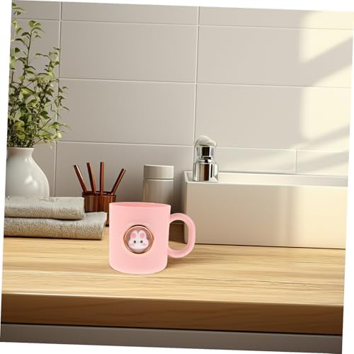 PartyKindom Cute Cartoon Animal Toothbrush Holder Cup with Handle
