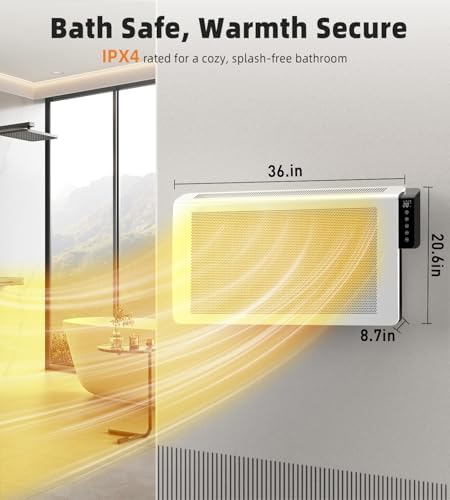 Leavesden 1500W Infrared Space Heater with Remote and Timer