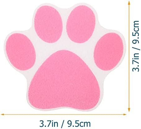 PRETYZOOM Dog Paw Non-Slip Bath Stickers 10pcs