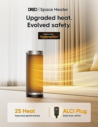 Dreo Electric Space Heater for Bathrooms and Indoor Use