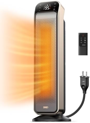 Dreo Space Heater with Safety Plug and Quiet Operation