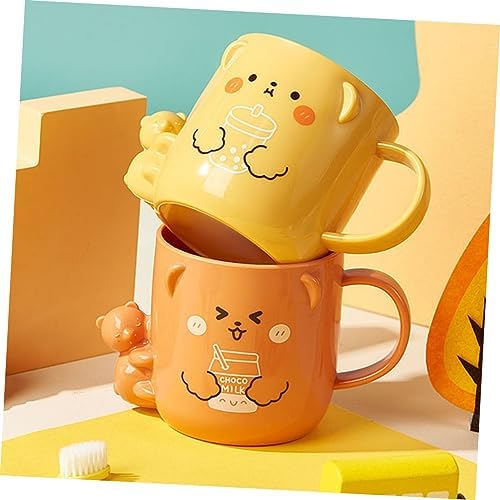 Luxshiny Cartoon Mouthwash Cup Set for Kids