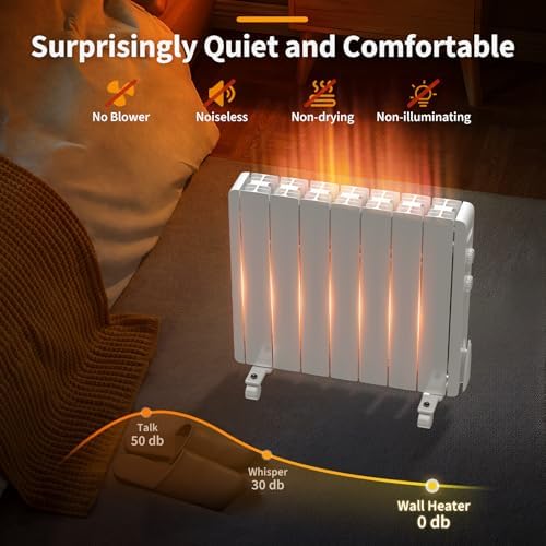 1500W Energy Efficient Wall Heater with Thermostat