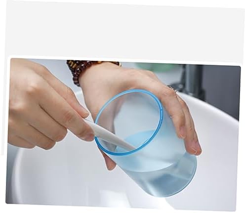 Ciieeo Transparent Toothbrush Cup Holder Elegant Design for Bathroom Use