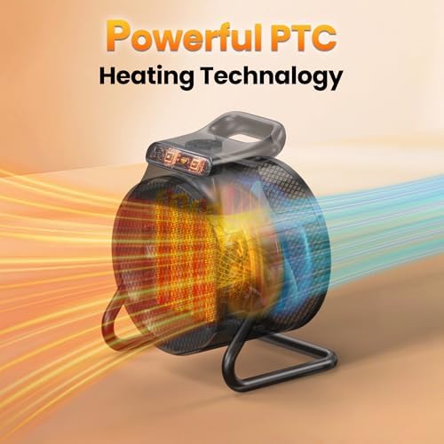 Riseon 1500W PTC Ceramic Space Heater with Remote Control