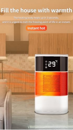 Laviniar 1000W PTC Ceramic Space Heater with Remote Control