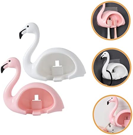 2Pcs Wall Mounted Electric Toothbrush Holder