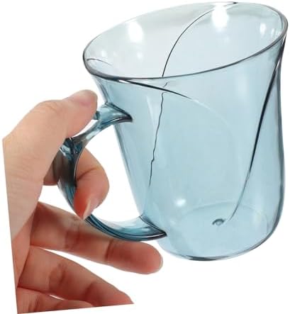 HOOTNEE Mouthwash Cup with Handle for Toothbrush Holder