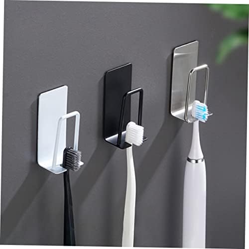 BEBEMOKO 2Pc Wall-Mounted Toothbrush Holder Set