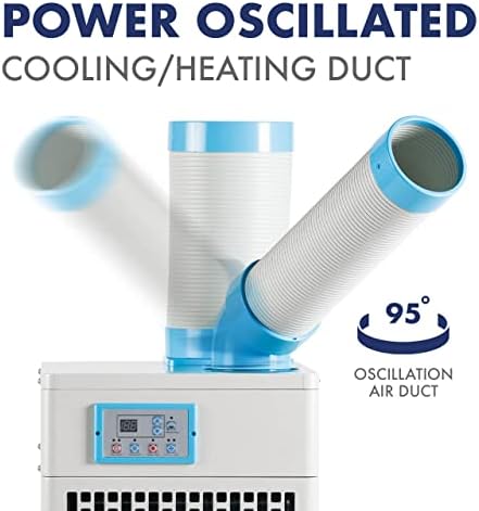 Uninex N410HC Spot Cooler Heater - 7680 BTU Cooling 5120 BTU Heating