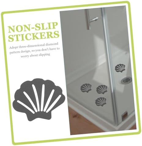 LIFKOME 30pcs Shell Shape Non-Slip Bathroom Stickers