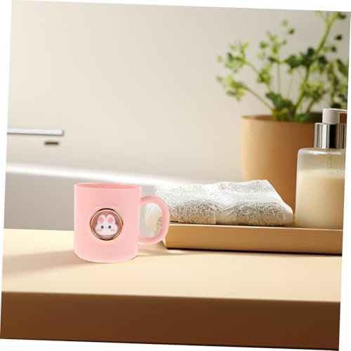 PartyKindom Cute Cartoon Animal Toothbrush Holder Cup with Handle