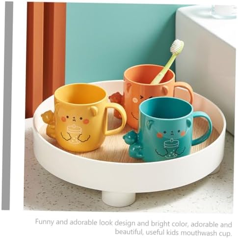 Luxshiny Cartoon Mouthwash Cup Set for Kids
