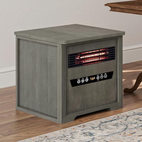 Country Living 1500W Infrared Space Heater with Timer and Remote Control