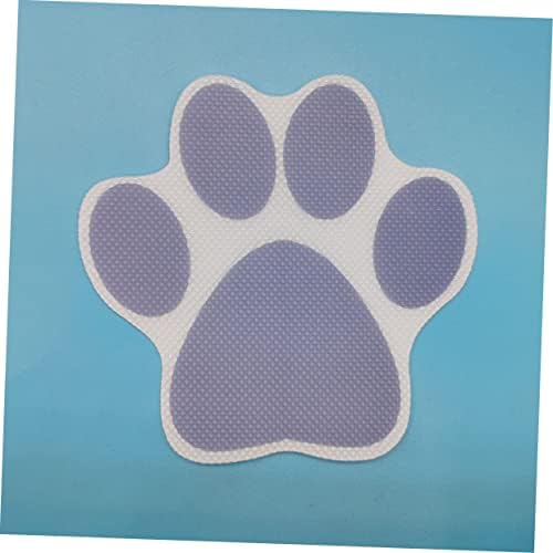 Cabilock 4pcs Cartoon Dog Footprint Decals for Bathtub 1