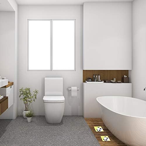 Cabilock 6pcs Panda Pattern Bathtub Decals