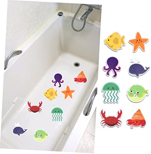 PRETYZOOM Cartoon Sea Creature Bathtub Stickers