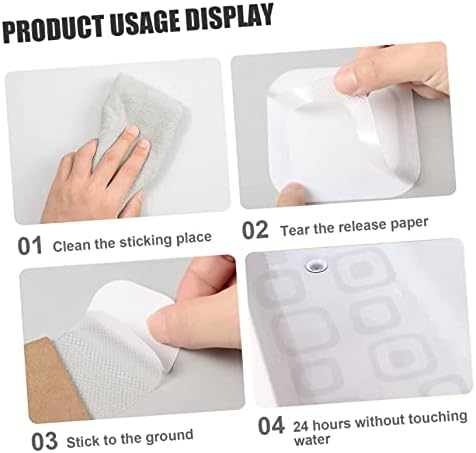 GLEAVI 20Pcs Pentagram Non-Slip Bathroom Stickers
