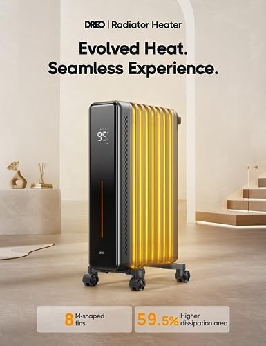 Dreo Space Heater with Safety Plug and Quiet Operation