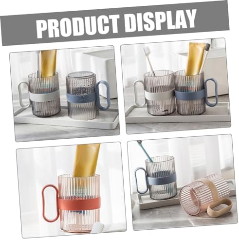 Cabilock 4pcs Reusable Toothbrush Cups 1