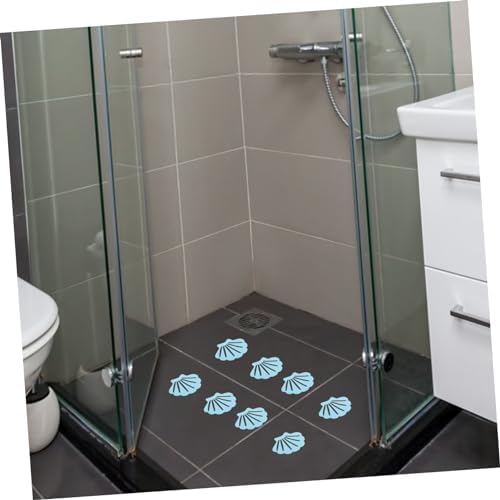 Happyyami 12Pcs Shell Shape Non Skid Bathtub Decals